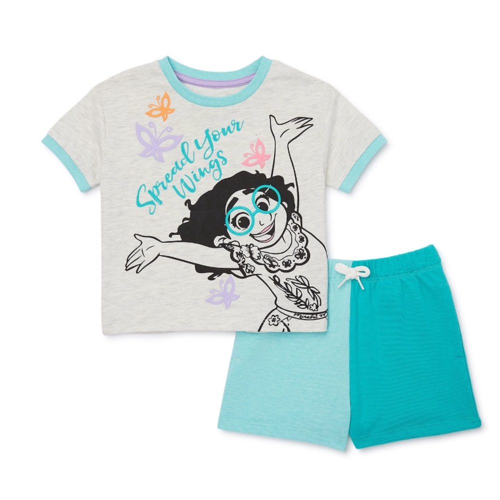 Encanto Toddler Girls T-Shirt and Shorts Set, 2-Piece, Sizes 3T